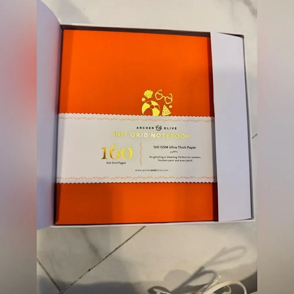 Archer and olive orange notebook #21